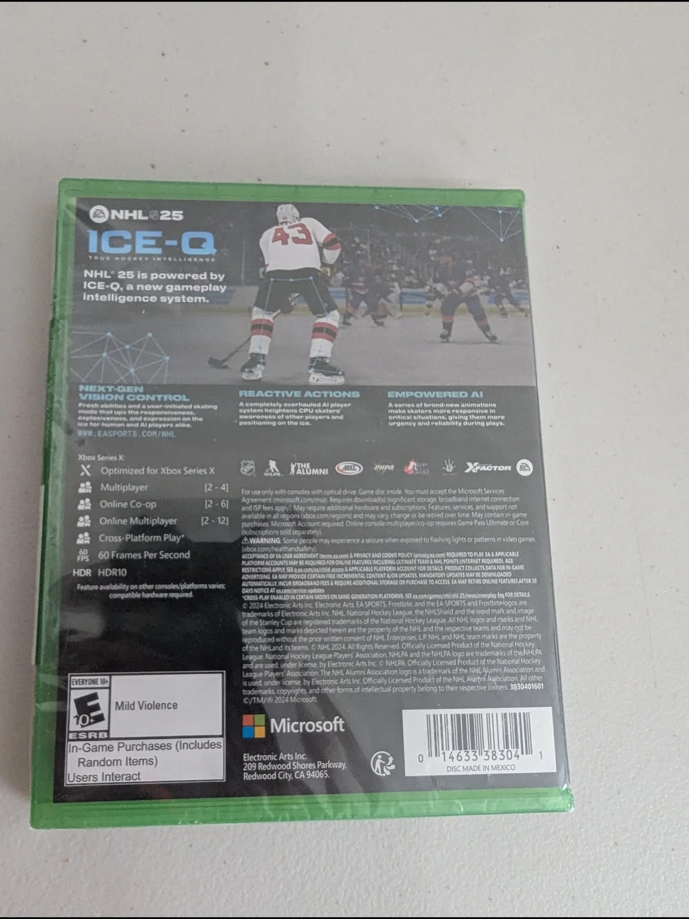 NHL 25 Xbox Series X NEW Sealed EA Sports Hockey Game